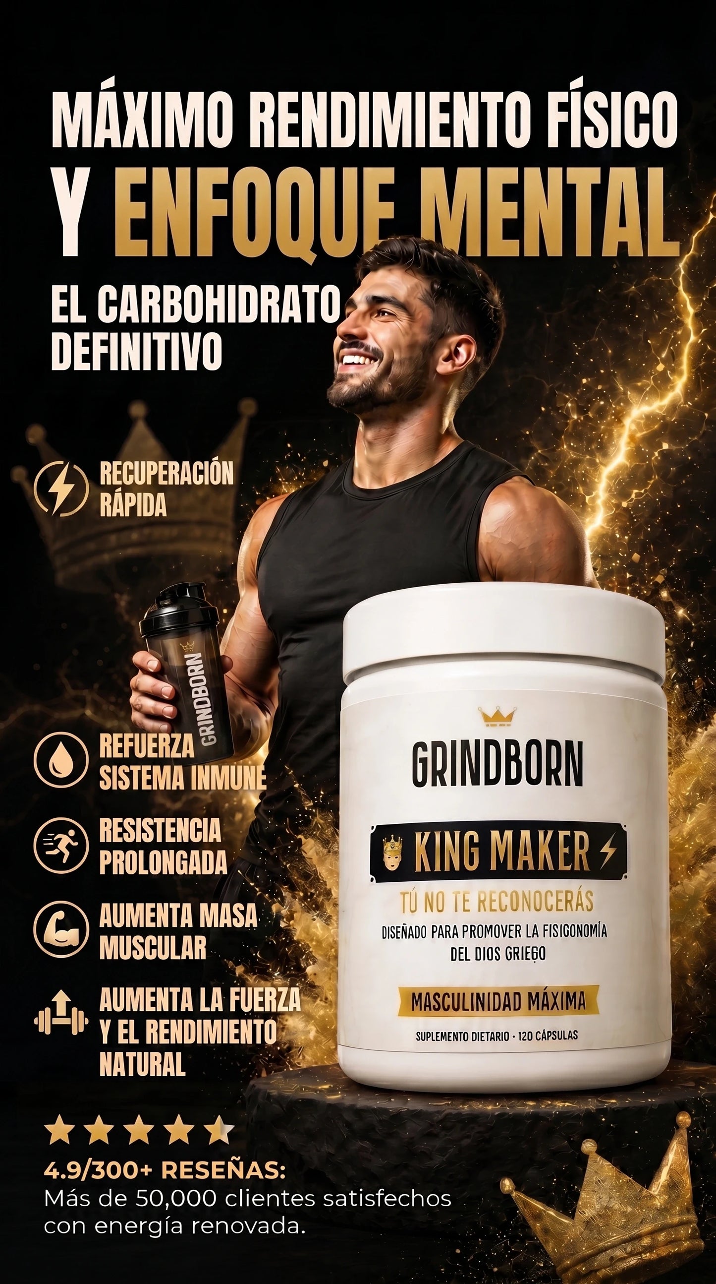 KING MAKER CAPSULAS 💪ACTIVA TU MODO ALFA!